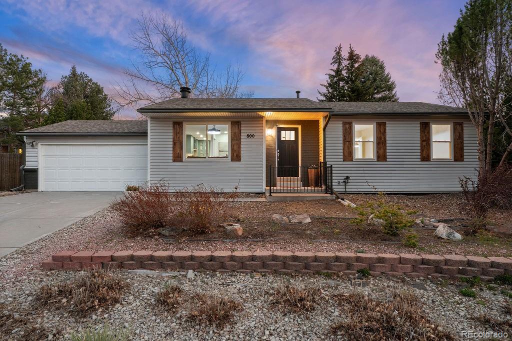 MLS Image #0 for 800  park view place,castle rock, Colorado