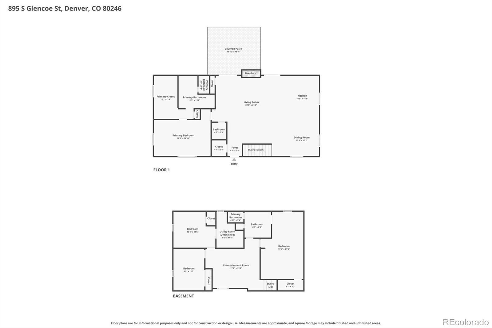 MLS Image #45 for 895 s glencoe street,denver, Colorado