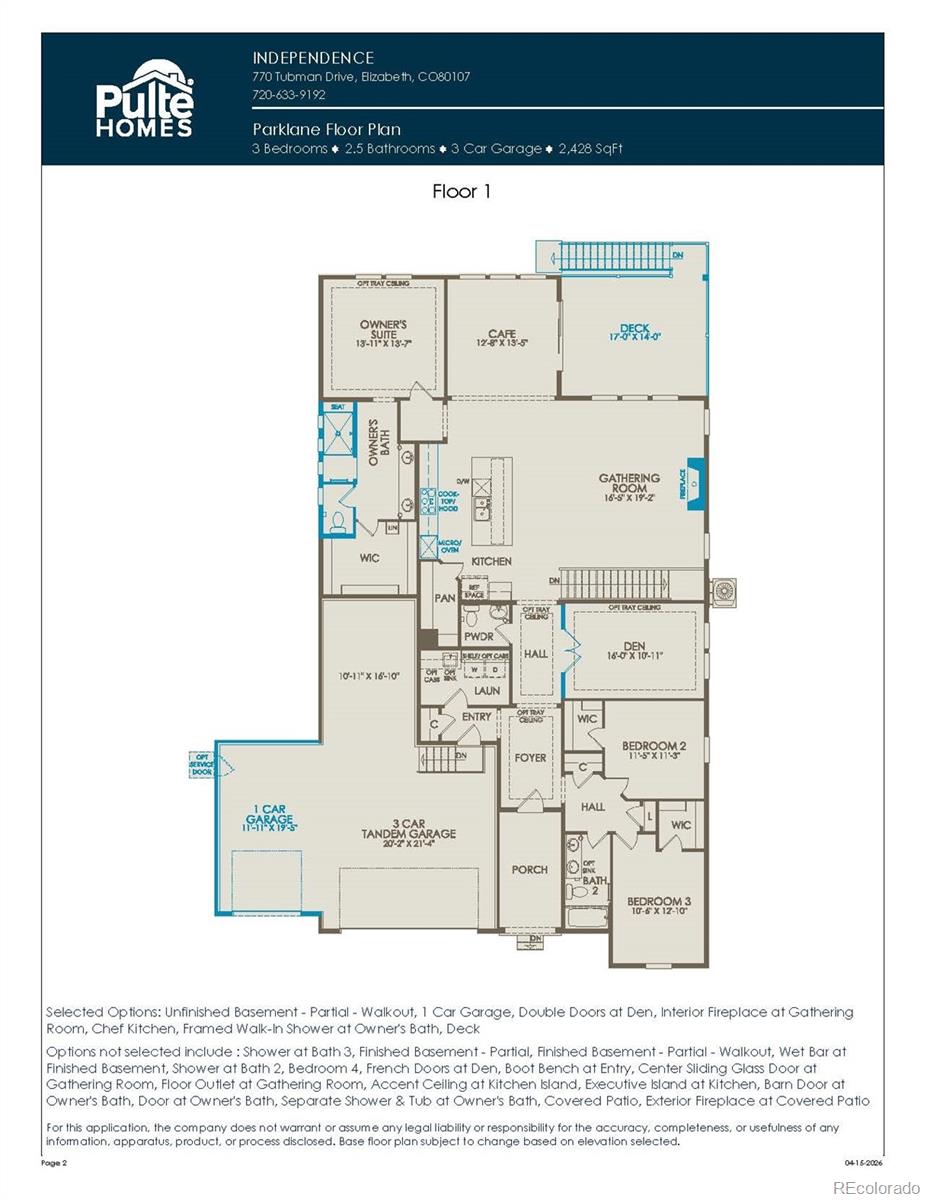 MLS Image #43 for 713  pershing point,elizabeth, Colorado