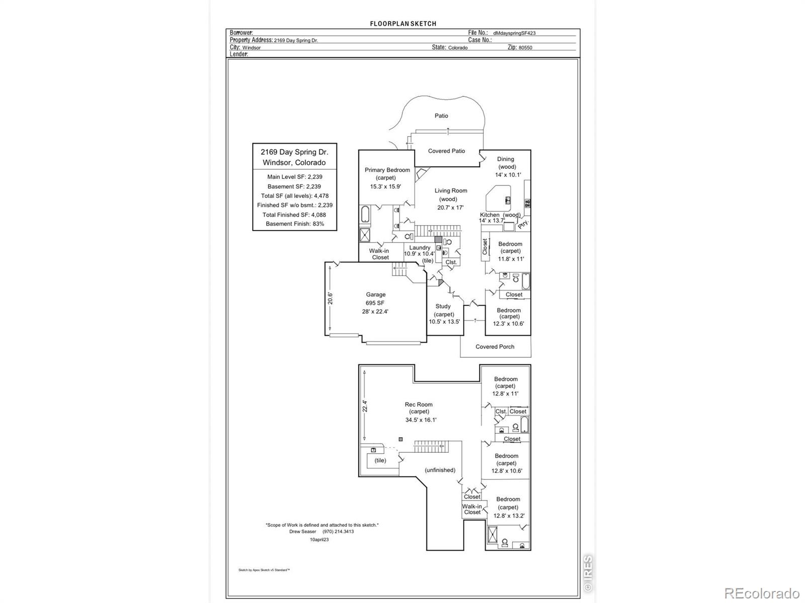 MLS Image #34 for 2169  day spring drive,windsor, Colorado