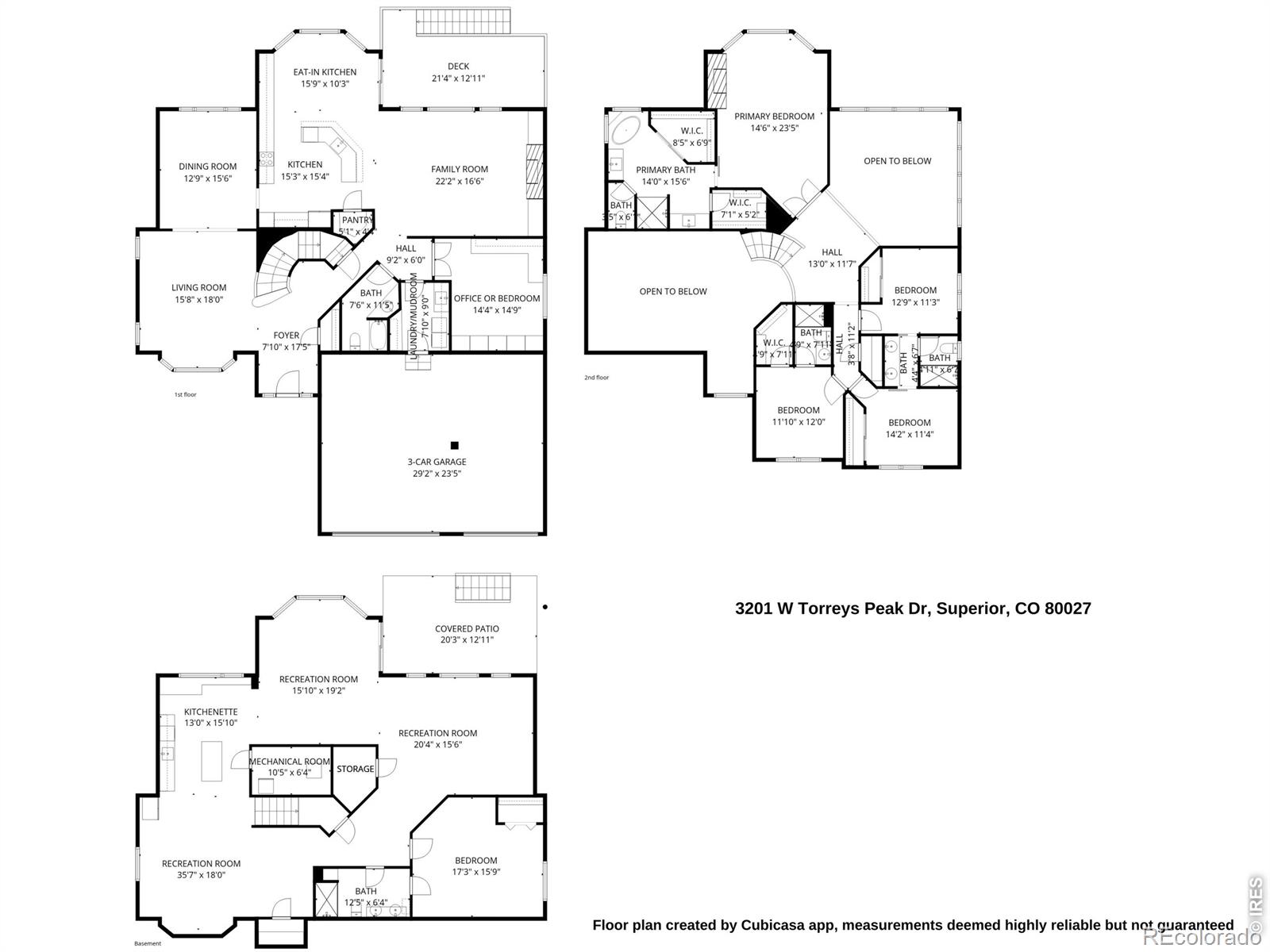 MLS Image #45 for 3201 w torreys peak drive,superior, Colorado