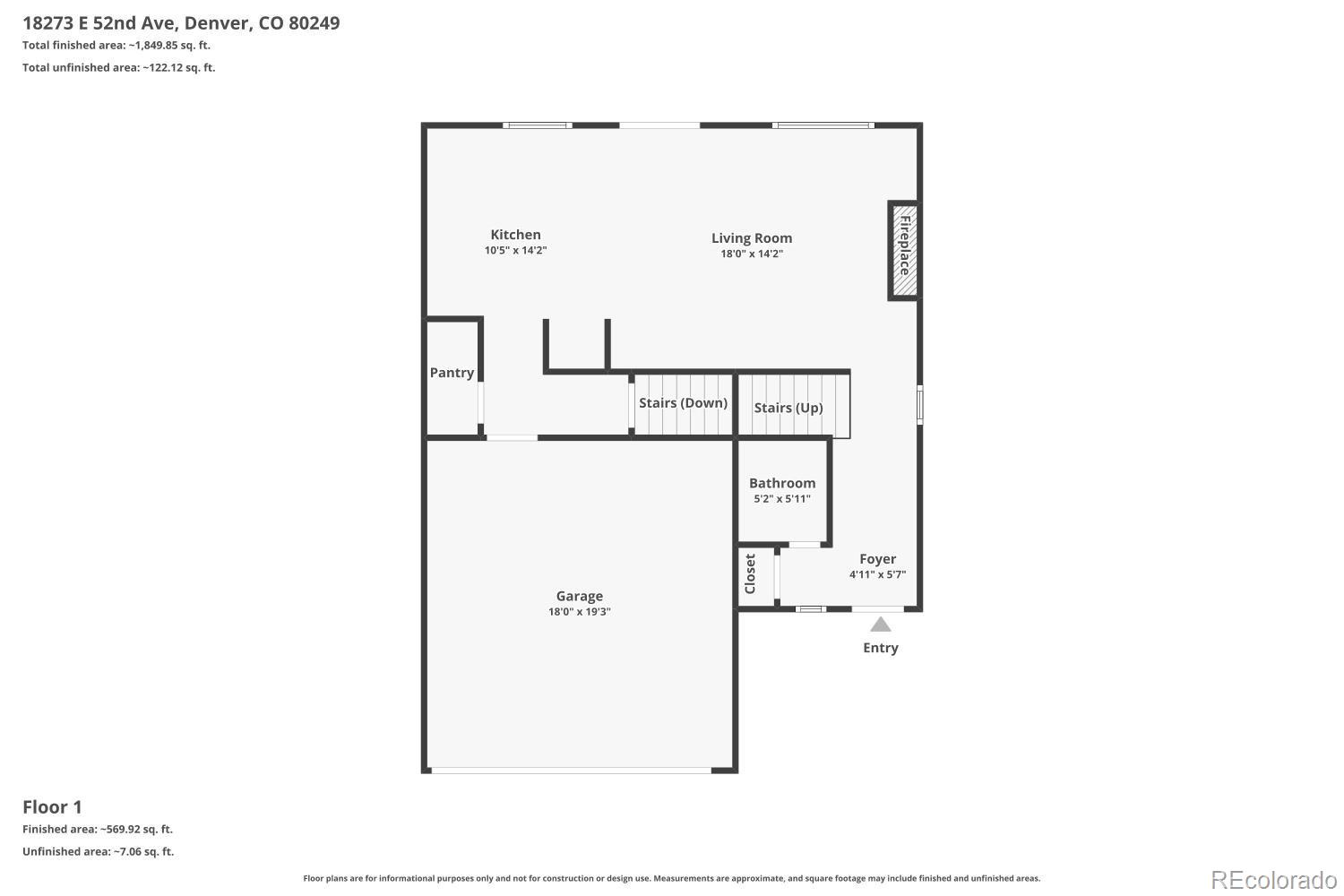 MLS Image #18 for 18273 e 52nd avenue,denver, Colorado