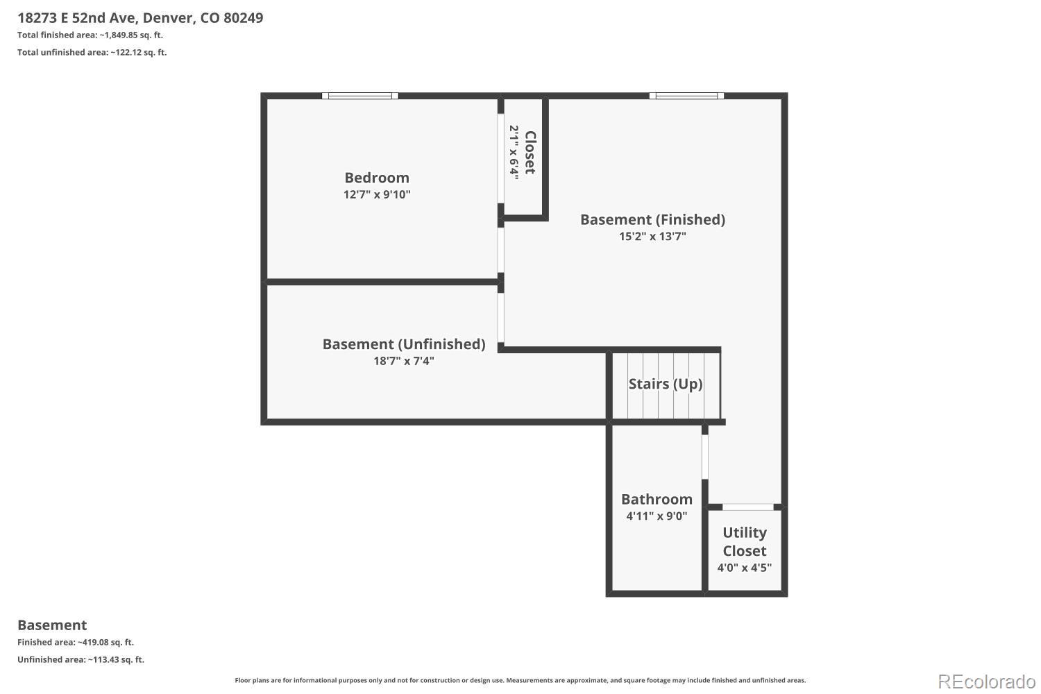 MLS Image #20 for 18273 e 52nd avenue,denver, Colorado