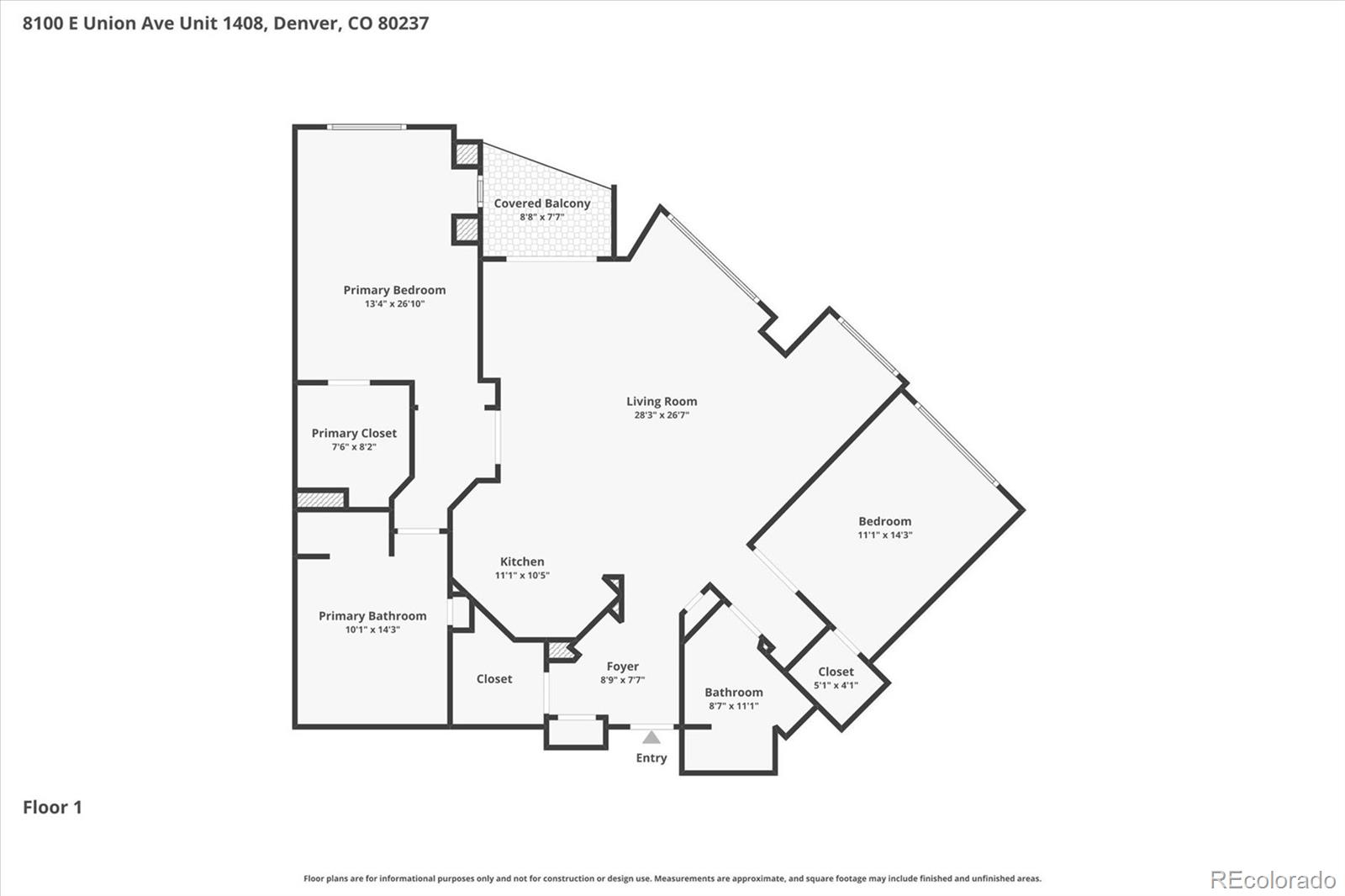 MLS Image #29 for 8100 e union avenue 1408,denver, Colorado