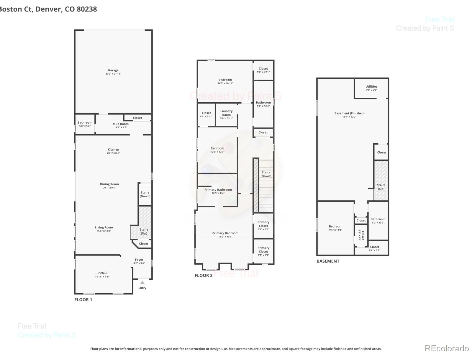 MLS Image #44 for 5815  boston court,denver, Colorado