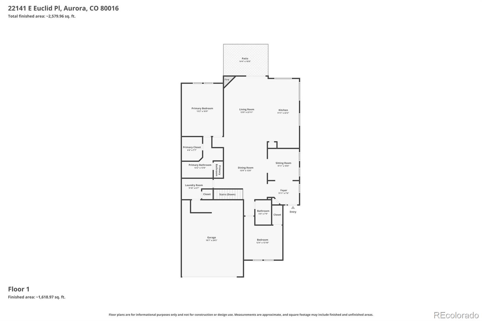 MLS Image #25 for 22141 e euclid place,aurora, Colorado