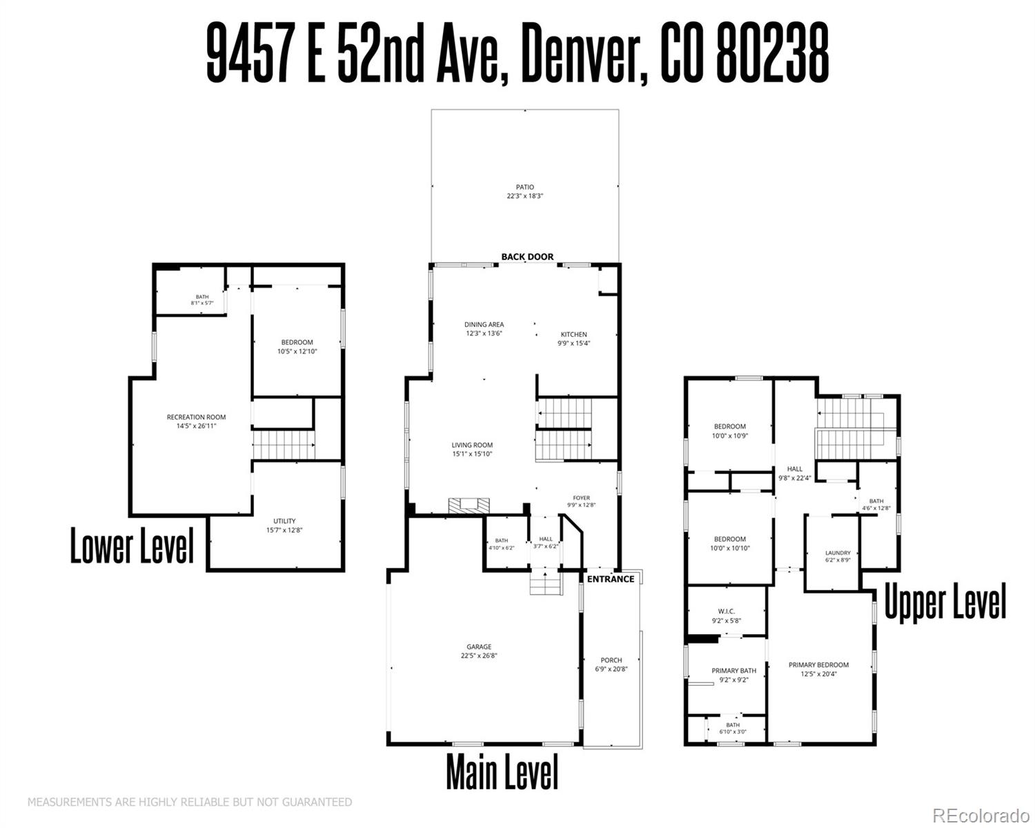 MLS Image #4 for 9457 e 52nd avenue,denver, Colorado