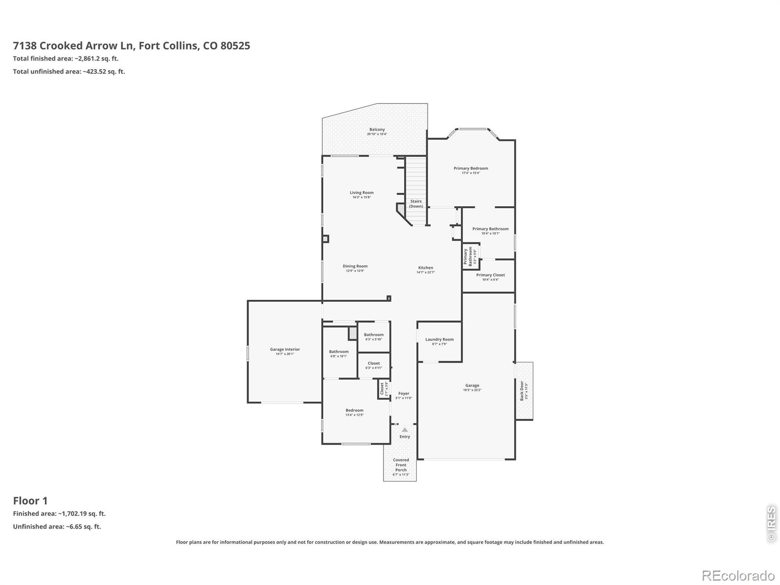 MLS Image #43 for 7138  crooked arrow lane,fort collins, Colorado