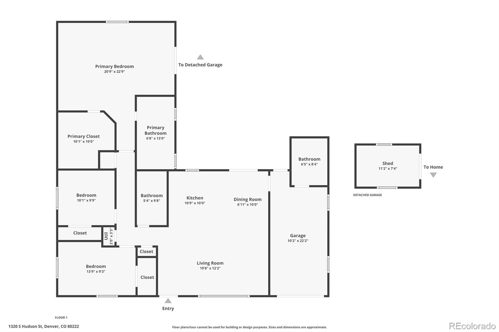 MLS Image #49 for 1320 s hudson street,denver, Colorado