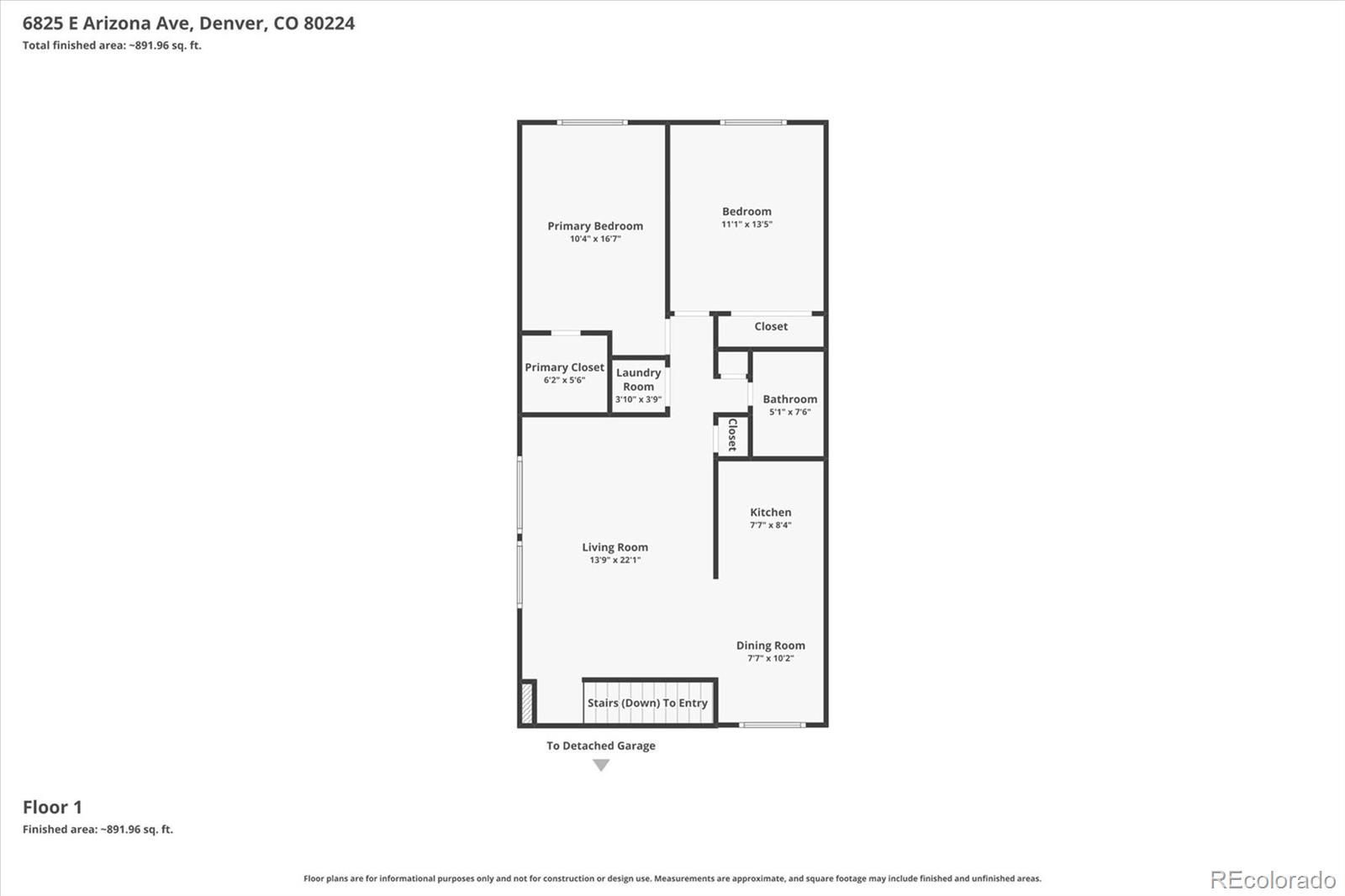 MLS Image #14 for 6825 e arizona avenue,denver, Colorado