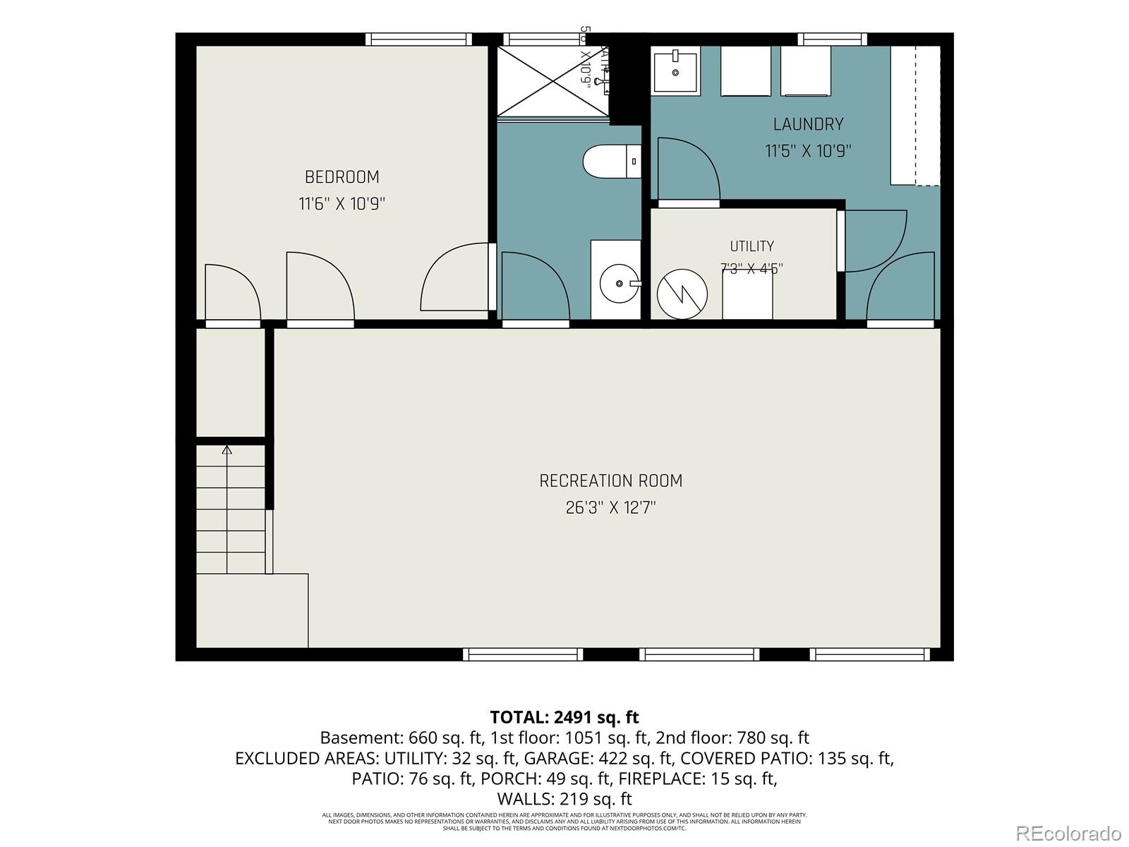 MLS Image #43 for 5406 s rifle court,centennial, Colorado