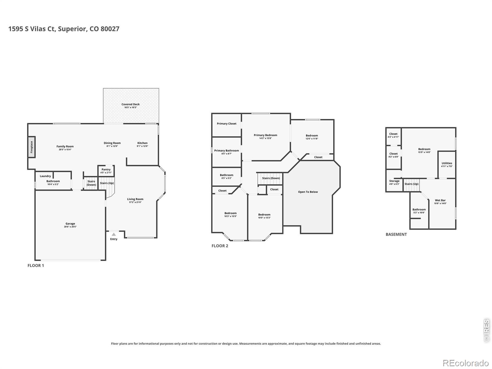 MLS Image #40 for 1595 s vilas court,superior, Colorado