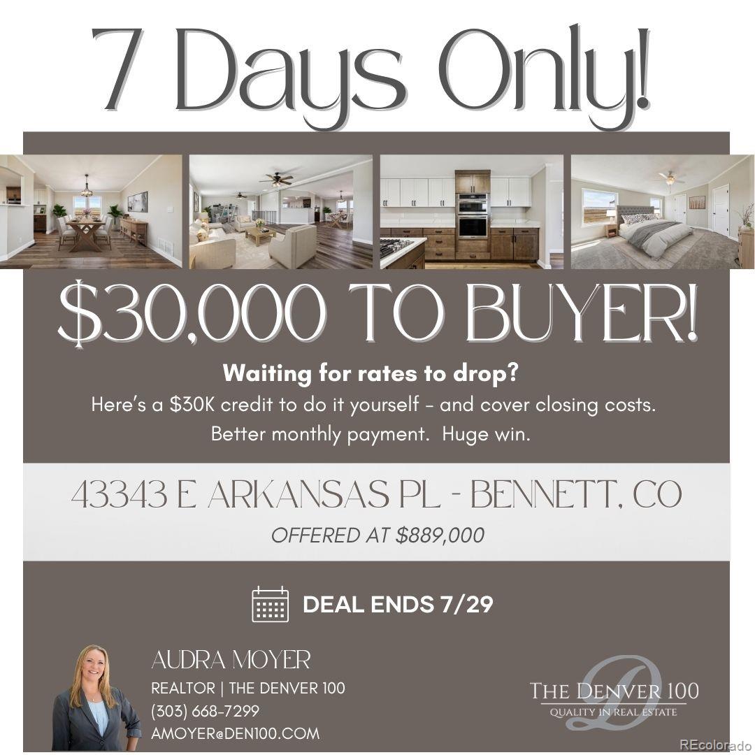 Report Image #1 for 43343 E Arkansas Place,Bennett, Colorado