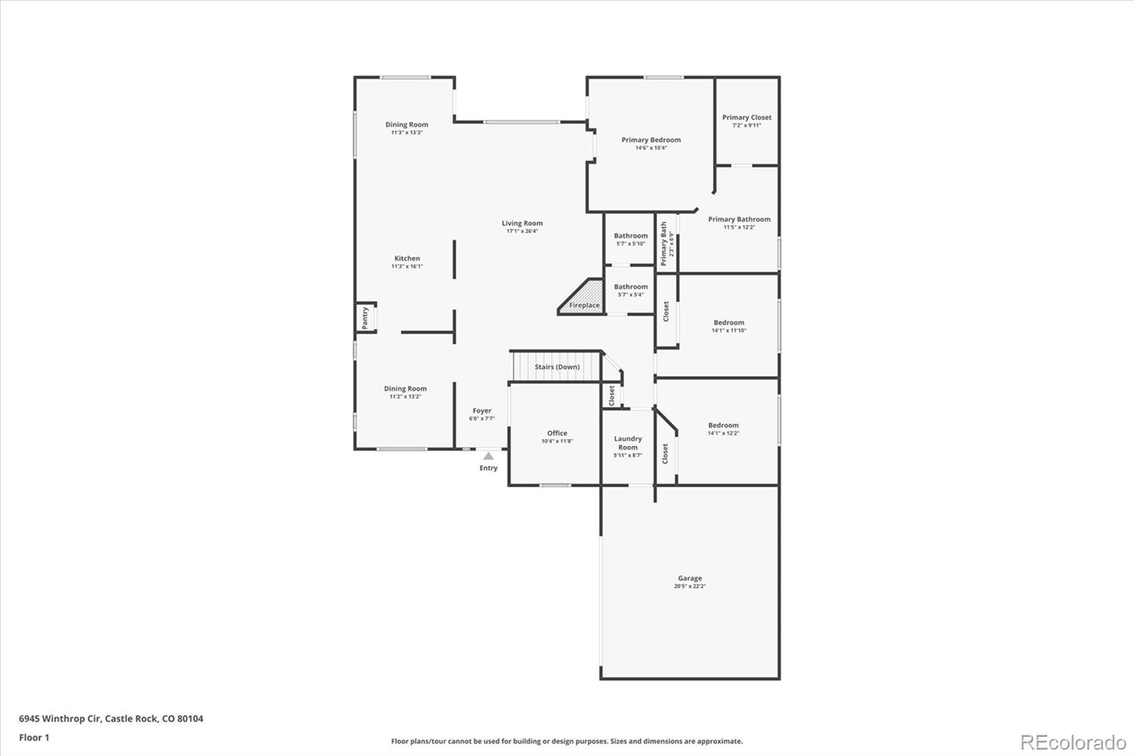Report Image #1 for 6945  Winthrop Circle,Castle Rock, Colorado
